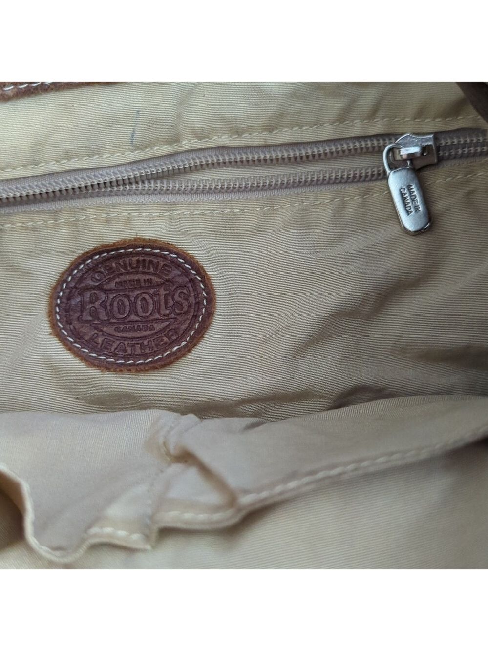 HP Roots Canvas & Leather Drawstring Bag - Picture 13 of 16